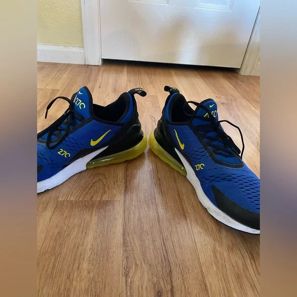 Men’s Nike Air Max 270 Blue and Black - Picture 4 of 9